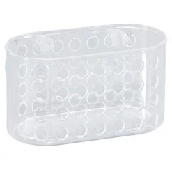 Bath Bliss Bathroom Organizer with Suction in Clear