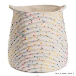 Unbranded Lanna Freestanding Laundry Basket with Folded And Carried in Colorful 10-Pack -Toilet Storage Shop colorful shower caddies yxx x027 76 1000