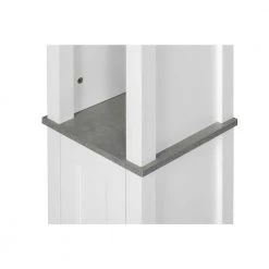 Aurora Decor AMA 11.93 in. W x 11.81 in. H x 31.5 in. D White Over-the-Toilet Storage Contracted and bathroom cabinets 16 Aurora Decor AMA 11.93 in. W x 11.81 in. H x 31.5 in. D White Over-the-Toilet Storage Contracted and bathroom cabinets -Toilet Storage Shop cream white aurora decor over the toilet storage bsychd2b16 1f 1000