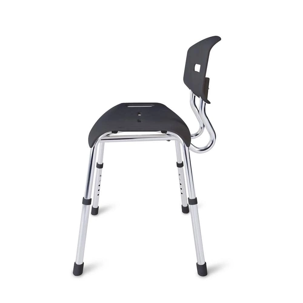 DMI Medical Heavy-Duty Spa Bathtub Euro-Style Adjustable Shower Chair Bath Seat Bench, Dark Gray 6 DMI Medical Heavy-Duty Spa Bathtub Euro-Style Adjustable Shower Chair Bath Seat Bench, Dark Gray - Image 4