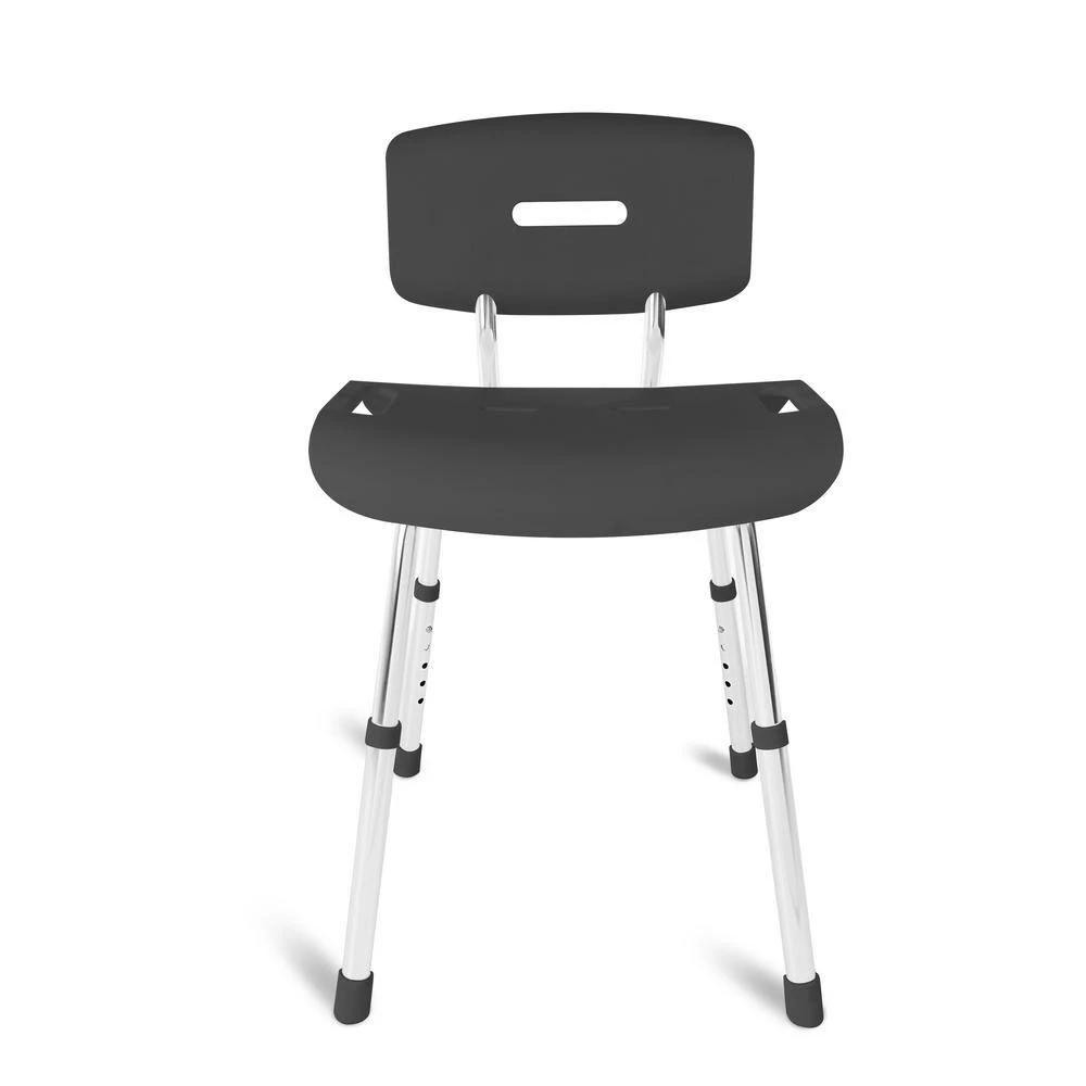 DMI Medical Heavy-Duty Spa Bathtub Euro-Style Adjustable Shower Chair Bath Seat Bench, Dark Gray 5 DMI Medical Heavy-Duty Spa Bathtub Euro-Style Adjustable Shower Chair Bath Seat Bench, Dark Gray - Image 3