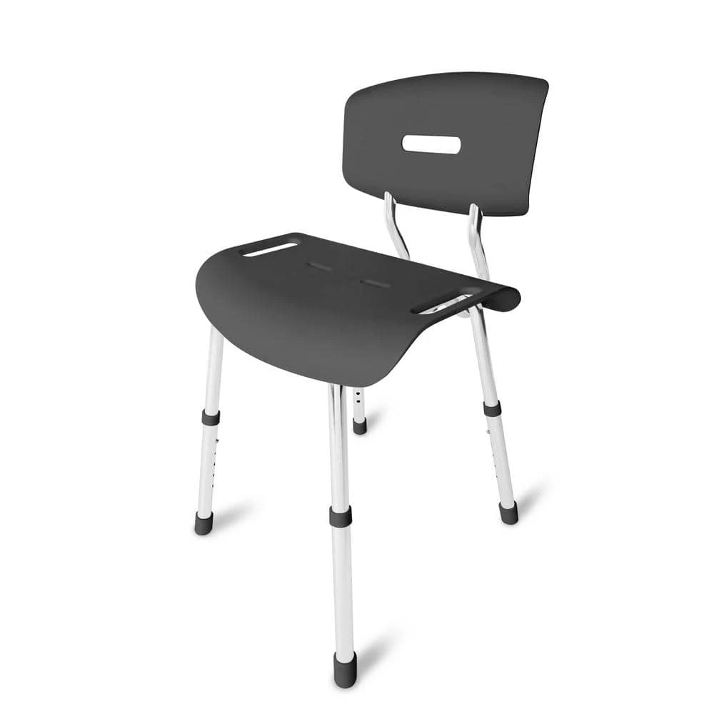 DMI Medical Heavy-Duty Spa Bathtub Euro-Style Adjustable Shower Chair Bath Seat Bench, Dark Gray 3 DMI Medical Heavy-Duty Spa Bathtub Euro-Style Adjustable Shower Chair Bath Seat Bench, Dark Gray