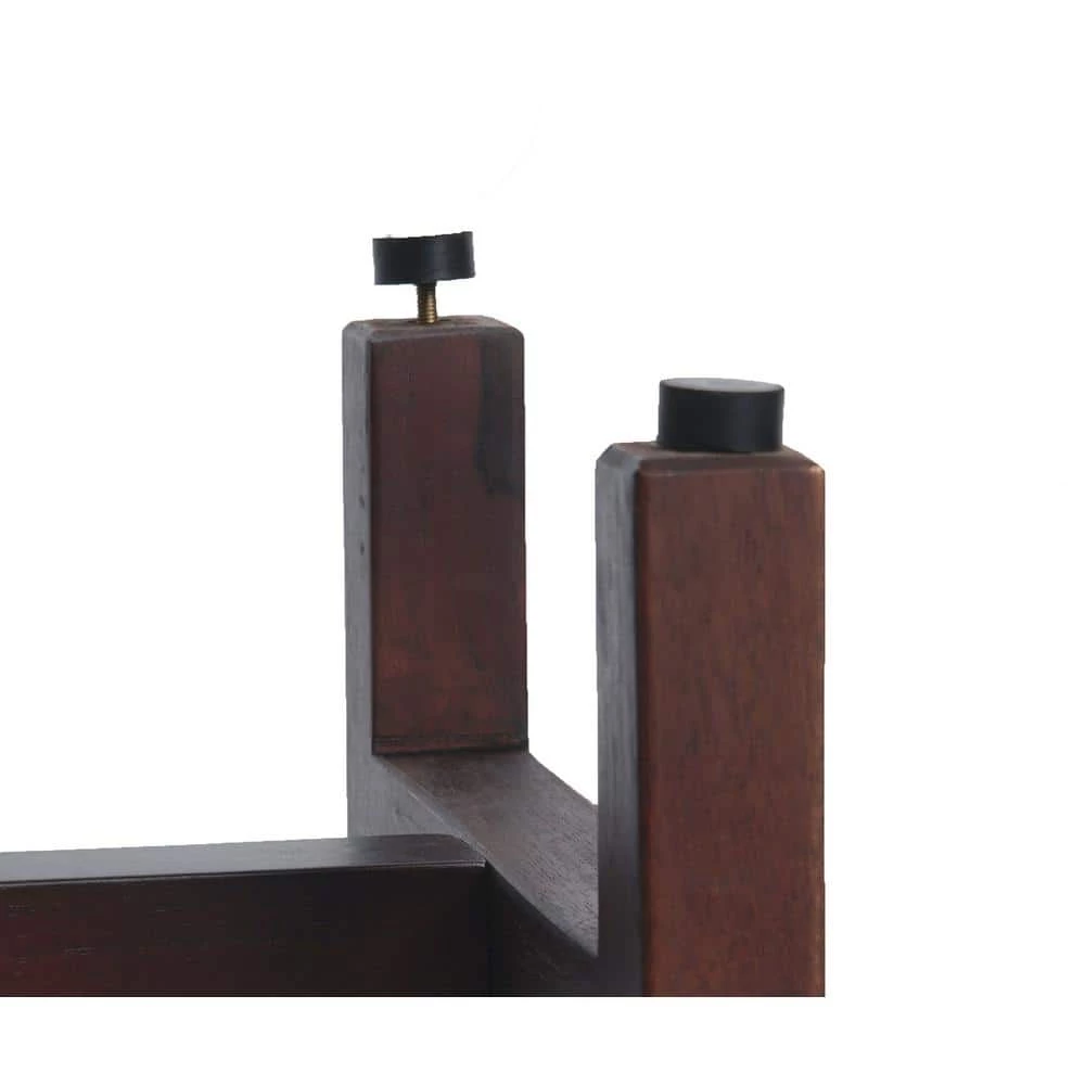 DecoTeak Espalier 20 in. Teak Lattice Shower Bench with LiftAid Arms 6 DecoTeak Espalier 20 in. Teak Lattice Shower Bench with LiftAid Arms - Image 4