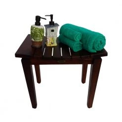 DecoTeak Sojourn 20 in. Contemporary Teak Eastern Style Shower Bench 15 DecoTeak Sojourn 20 in. Contemporary Teak Eastern Style Shower Bench -Toilet Storage Shop decoteak proprietary decoteak shower seats dt138 76 1000