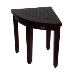 DecoTeak Oasis Teak Corner Shower Stool Corner Shelf 7 DecoTeak Oasis Teak Corner Shower Stool Corner Shelf -Toilet Storage Shop decoteak proprietary decoteak shower seats dt160 4f 1000