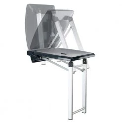 PONTE GIULIO Urban Folding Shower Seat with Legs 9 PONTE GIULIO Urban Folding Shower Seat with Legs -Toilet Storage Shop glossy dark gray ponte giulio shower seats g27jds44d4 1f 1000