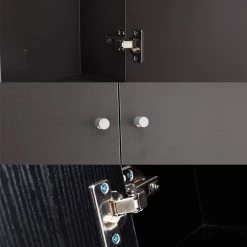 Aurora Decor Barley 7.87 in. W x 76.77 in. H x 24.8 in. D Gray Over-the-Toilet Storage -Toilet Storage Shop gray aurora decor over the toilet storage ychd2aw37040389 c3 1000