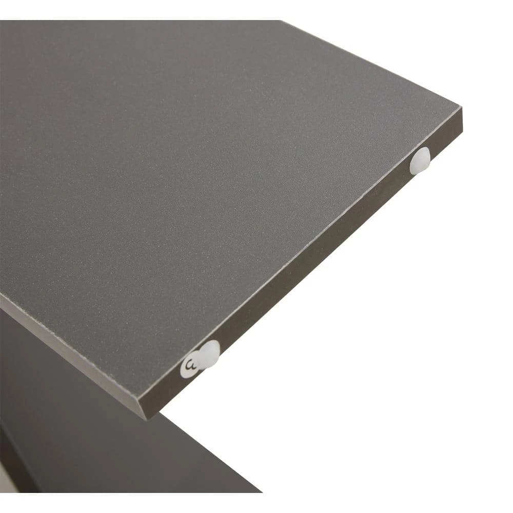 Unbranded 24.80 in. W x 76.77 in. H x 7.87 in. D Gray Over-the-Toilet Storage with Adjustable Shelves 5 Unbranded 24.80 in. W x 76.77 in. H x 7.87 in. D Gray Over-the-Toilet Storage with Adjustable Shelves - Image 3