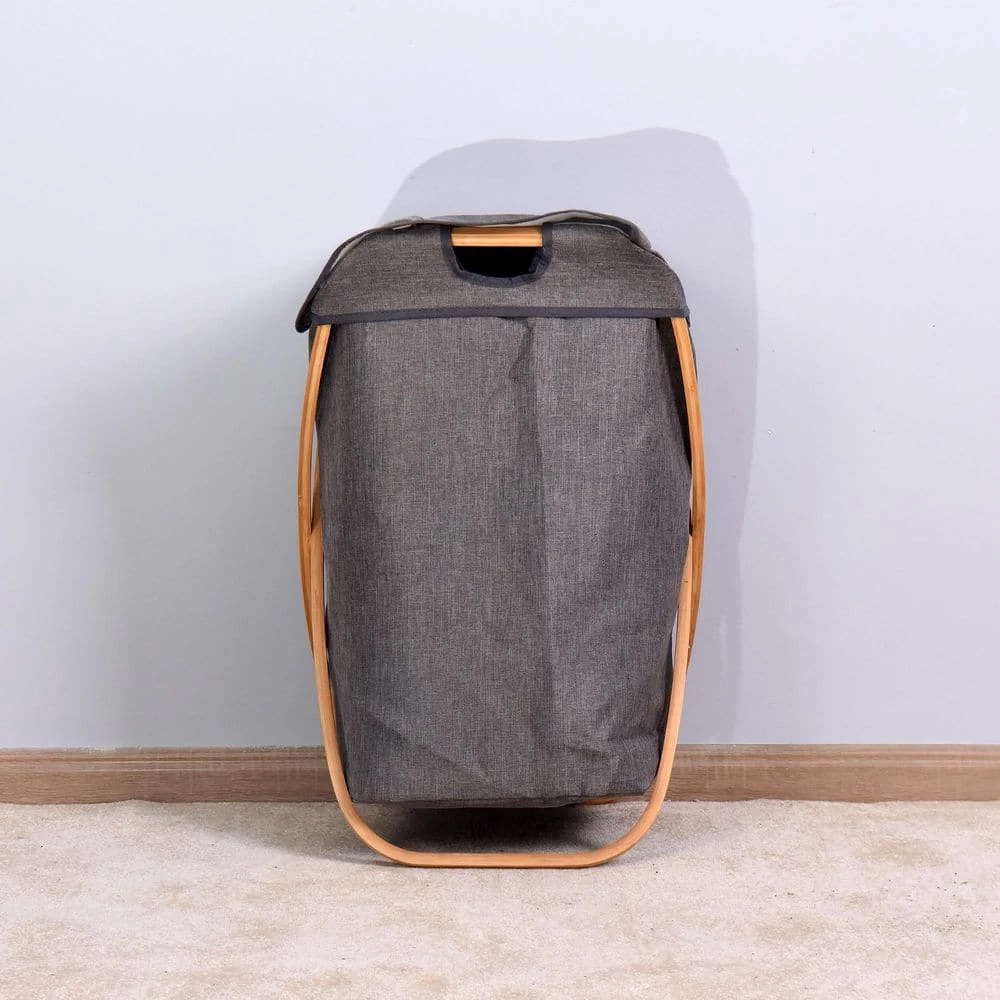 Unbranded Bathroom Bamboo Laundry Basket Shower Caddy/Basket, Functional Home Decor Storage Organization 5 Unbranded Bathroom Bamboo Laundry Basket Shower Caddy/Basket, Functional Home Decor Storage Organization - Image 3