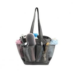 Utopia Alley Mesh Portable Shower Caddy, Quick Dry Shower Tote Bag, Bathroom Organizer Bag