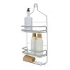 Bath Bliss Cottage Collection Deluxe Shower Caddy in Grey -Toilet Storage Shop grey bath bliss shower caddies 10126 grey 64 1000