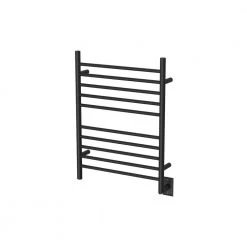Amba Radiant 10-Bar Hardwired Towel Warmer in Matte Black -Toilet Storage Shop matte black amba towel warmers rwh smb 40 1000
