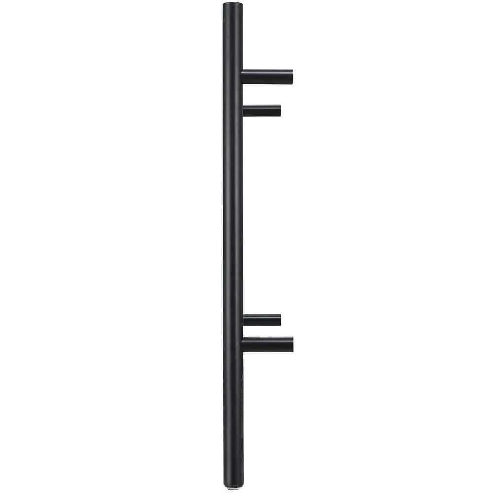 Ancona Prestige OBT 8-Bar Electric Wall Mount Plug-In and Hardwire Towel Warmer with On-Board Timer in Matte Black 6 Ancona Prestige OBT 8-Bar Electric Wall Mount Plug-In and Hardwire Towel Warmer with On-Board Timer in Matte Black - Image 4