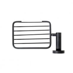 Italia Florence Wall-Mount Soap Basket in Matte Black 10 Italia Florence Wall-Mount Soap Basket in Matte Black -Toilet Storage Shop matte black italia shower caddies fl9306 4f 1000
