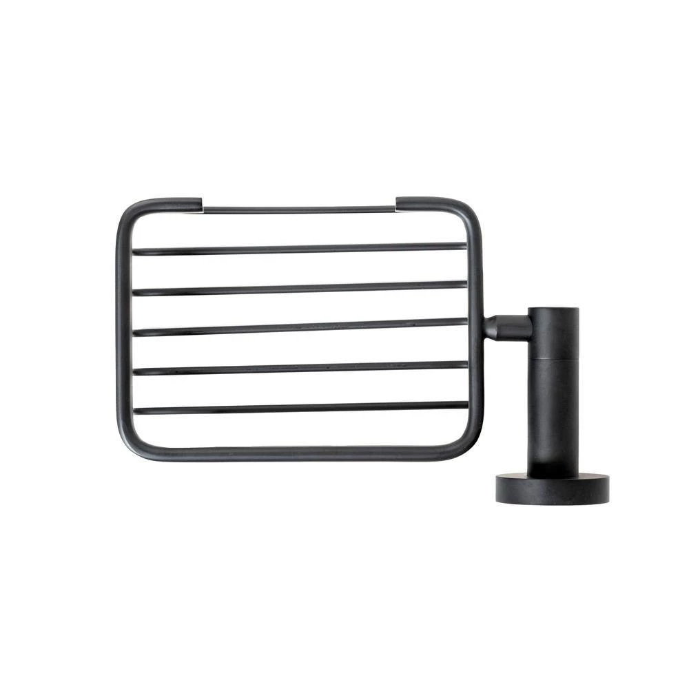 Italia Florence Wall-Mount Soap Basket in Matte Black 5 Italia Florence Wall-Mount Soap Basket in Matte Black - Image 3