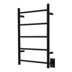 Kingston Brass Templeton 5-Bar Electric Freestanding or Wall-Mounted Towel Warmer in Matte Black 12 Kingston Brass Templeton 5-Bar Electric Freestanding or Wall-Mounted Towel Warmer in Matte Black -Toilet Storage Shop matte black kingston brass towel warmers htww3720mb 40 1000