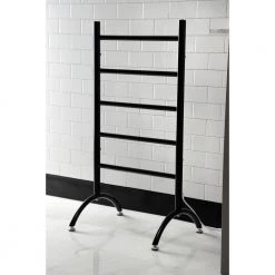 Kingston Brass Templeton 5-Bar Electric Freestanding or Wall-Mounted Towel Warmer in Matte Black 16 Kingston Brass Templeton 5-Bar Electric Freestanding or Wall-Mounted Towel Warmer in Matte Black -Toilet Storage Shop matte black kingston brass towel warmers htww3720mb 77 1000