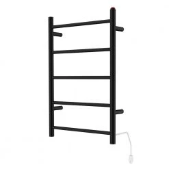 Kingston Brass Templeton 5-Bar Electric Freestanding or Wall-Mounted Towel Warmer in Matte Black 17 Kingston Brass Templeton 5-Bar Electric Freestanding or Wall-Mounted Towel Warmer in Matte Black -Toilet Storage Shop matte black kingston brass towel warmers htww3720mb c3 1000