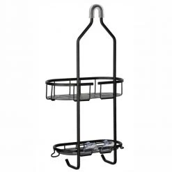 Utopia Alley 2-Shelf Aluminum Rustproof Shower Caddy -Toilet Storage Shop matte black utopia alley shower caddies shc13 1f 1000