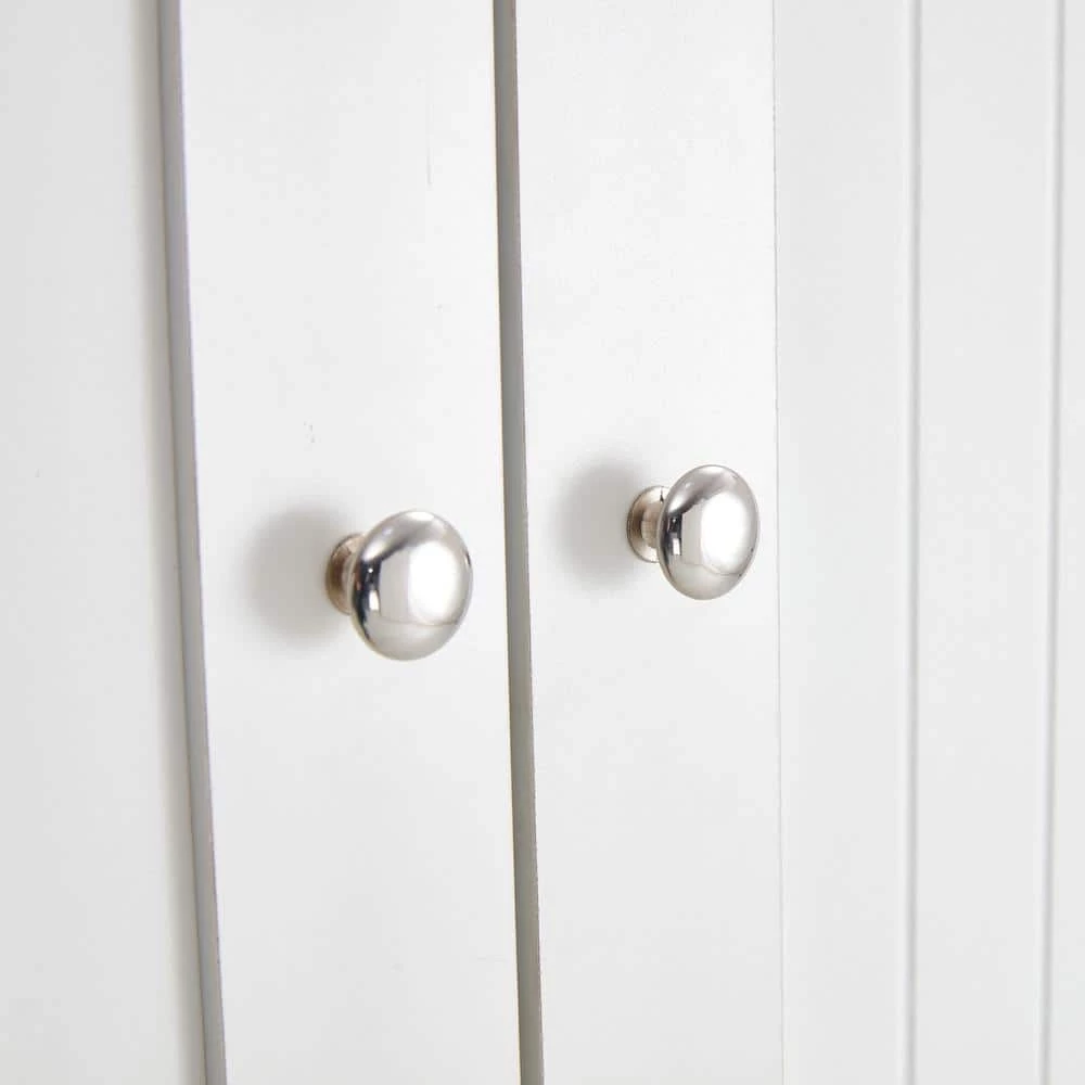 Unbranded Lightle 23.60 in. W x 61.80 in. H x 9.00 in. D D White MDF Over-the-Toilet Storage in Matte White 7 Unbranded Lightle 23.60 in. W x 61.80 in. H x 9.00 in. D D White MDF Over-the-Toilet Storage in Matte White - Image 5