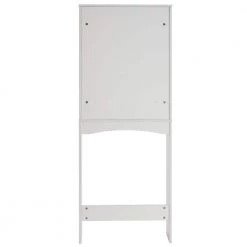 Unbranded Lightle 23.60 in. W x 61.80 in. H x 9.00 in. D D White MDF Over-the-Toilet Storage in Matte White 14 Unbranded Lightle 23.60 in. W x 61.80 in. H x 9.00 in. D D White MDF Over-the-Toilet Storage in Matte White -Toilet Storage Shop matte white over the toilet storage w370 332 66 1000
