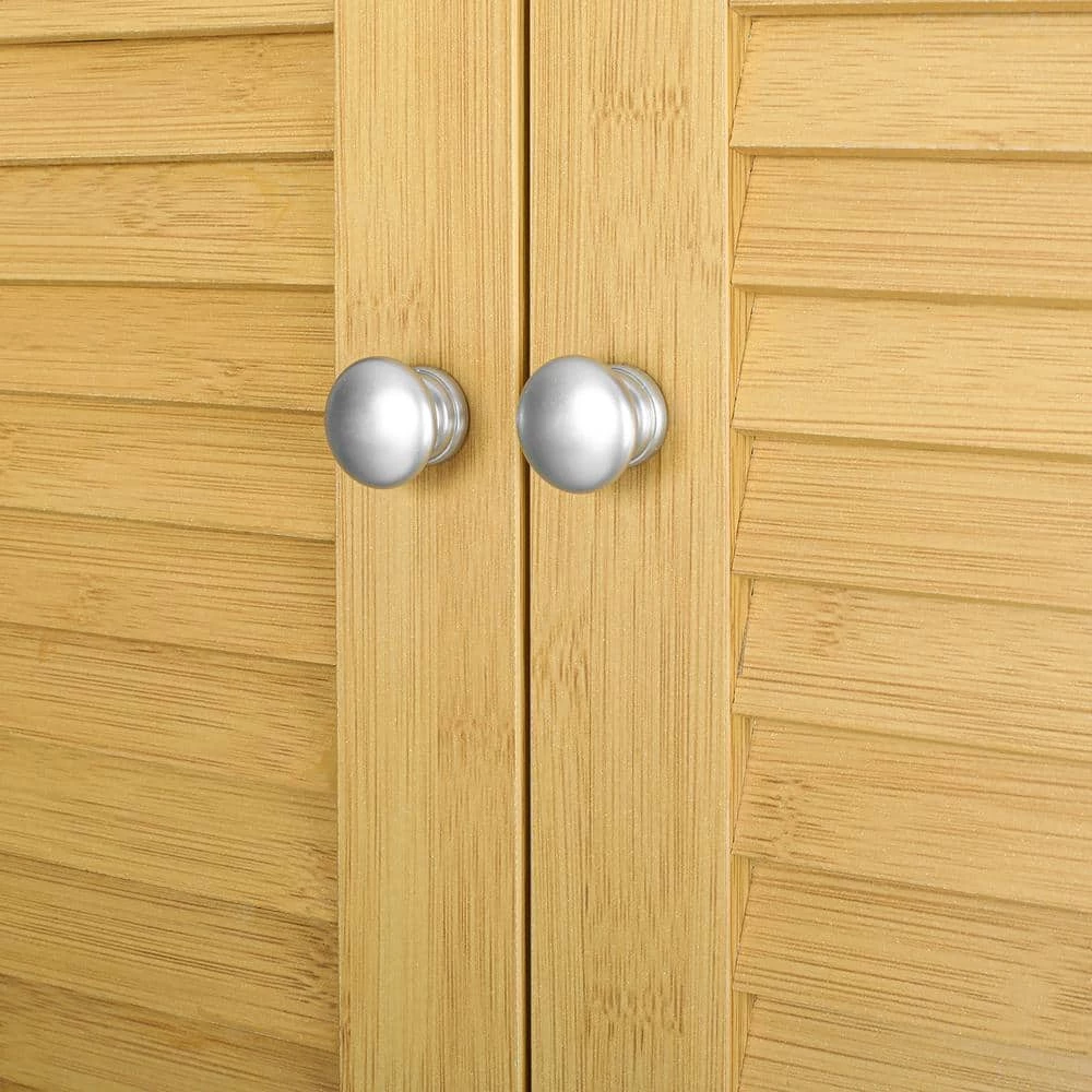 Hooseng Grondin 23.62 in. W x 62.4 in. H x 9.06 in. D Brown Bamboo Over-the-Toilet Storage in Natural 5 Hooseng Grondin 23.62 in. W x 62.4 in. H x 9.06 in. D Brown Bamboo Over-the-Toilet Storage in Natural - Image 3