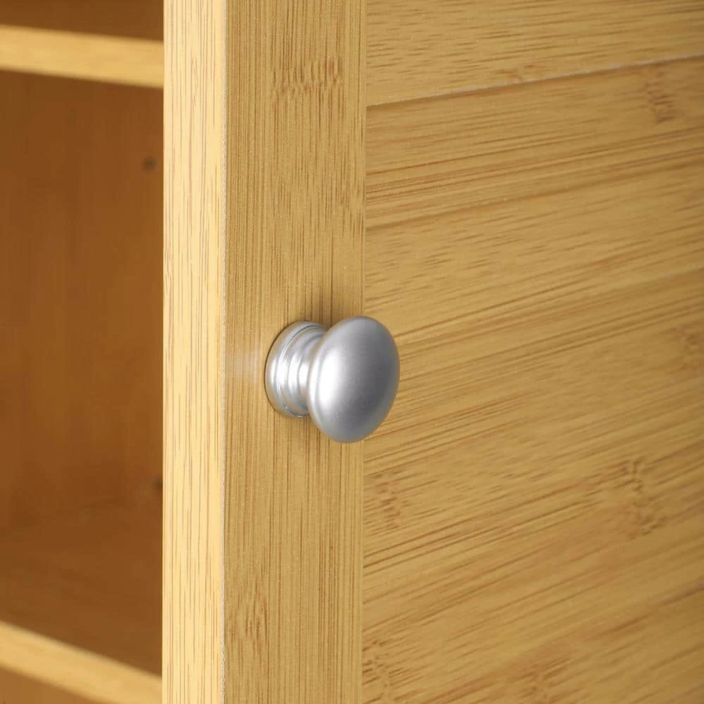 Hooseng Grondin 23.62 in. W x 62.4 in. H x 9.06 in. D Brown Bamboo Over-the-Toilet Storage in Natural 12 Hooseng Grondin 23.62 in. W x 62.4 in. H x 9.06 in. D Brown Bamboo Over-the-Toilet Storage in Natural - Image 10