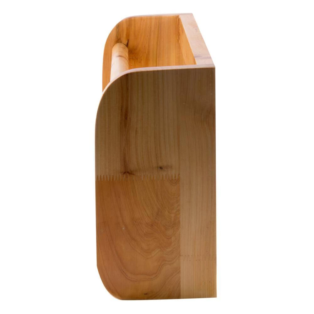 ALFI BRAND Wall Mount Bathroom Shelf with Sleek Modern Design in Natural Wood 6 ALFI BRAND Wall Mount Bathroom Shelf with Sleek Modern Design in Natural Wood - Image 4