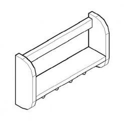 ALFI BRAND Wall Mount Bathroom Shelf with Sleek Modern Design in Natural Wood 15 ALFI BRAND Wall Mount Bathroom Shelf with Sleek Modern Design in Natural Wood -Toilet Storage Shop natural wood alfi brand shower caddies ab5508 76 1000