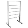 ANZZI Riposte Series 6-Bar Stainless Steel Floor Mounted Electric Towel Warmer Rack in Polished Chrome -Toilet Storage Shop polished chrome anzzi towel warmers tw az102ch 64 1000