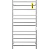 VEVOR Heated Towel Rack 12-Bar Towel Warmer Rack Wall Mounted Electric Towel Warmer Electric Towel Drying Rack with Timer -Toilet Storage Shop polished silver vevor towel warmers mjjrjpg12110v0xk2v1 64 1000 1