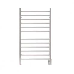 Amba Radiant Large Straight 12-Bar Hardwired Electric Towel Warmer in Polished Stainless Steel -Toilet Storage Shop polished stainless steel amba towel warmers rwhl sp 40 1000