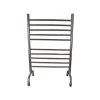 Amba Solo 24in Wide Freestanding 10-Bar Plug-in Electric Towel Warmer in Polished Stainless Steel