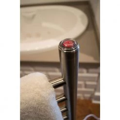 Amba Solo 33in Wide Freestanding 10-Bar Plug-in Electric Towel Warmer in Polished Stainless Steel 11 Amba Solo 33in Wide Freestanding 10-Bar Plug-in Electric Towel Warmer in Polished Stainless Steel -Toilet Storage Shop polished stainless steel amba towel warmers safsp 33 1d 1000