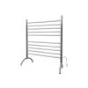 Amba Solo 33in Wide Freestanding 10-Bar Plug-in Electric Towel Warmer in Polished Stainless Steel 1 Amba Solo 33in Wide Freestanding 10-Bar Plug-in Electric Towel Warmer in Polished Stainless Steel -Toilet Storage Shop polished stainless steel amba towel warmers safsp 33 64 1000