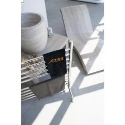 Amba Solo 33in Wide Freestanding 10-Bar Plug-in Electric Towel Warmer in Polished Stainless Steel 10 Amba Solo 33in Wide Freestanding 10-Bar Plug-in Electric Towel Warmer in Polished Stainless Steel -Toilet Storage Shop polished stainless steel amba towel warmers safsp 33 a0 1000