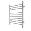 WarmlyYours Infinity 10-Bars Plug-In & Hardwire 120 V 32 in . Towel Warmer in Polished Stainless Steel