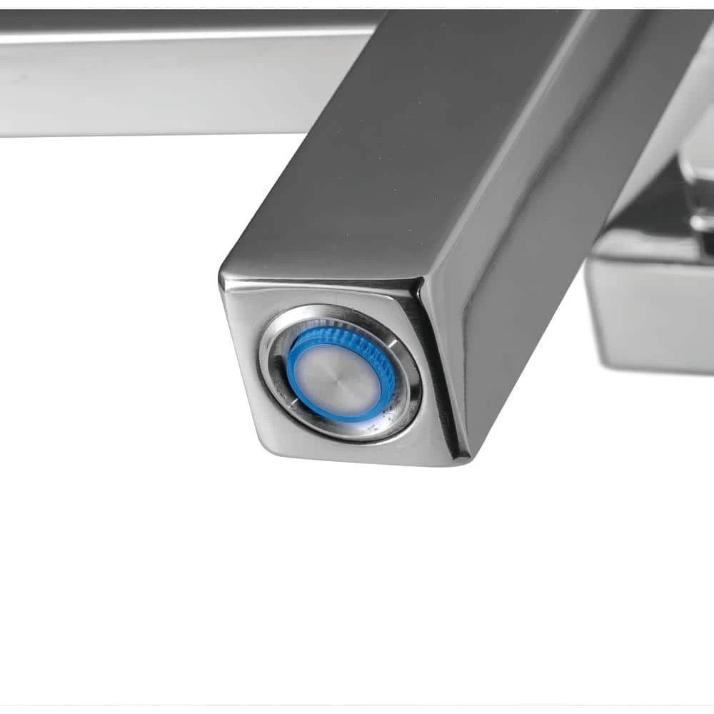 WarmlyYours Sierra 8-Bar Plug-In and Hardwired 120-Volt 32 in. Towel Warmer in Polished Stainless Steel 7 WarmlyYours Sierra 8-Bar Plug-In and Hardwired 120-Volt 32 in. Towel Warmer in Polished Stainless Steel - Image 5