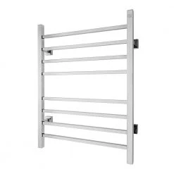 WarmlyYours Sierra 8-Bar Plug-In and Hardwired 120-Volt 32 in. Towel Warmer in Polished Stainless Steel 11 WarmlyYours Sierra 8-Bar Plug-In and Hardwired 120-Volt 32 in. Towel Warmer in Polished Stainless Steel -Toilet Storage Shop polished warmlyyours towel warmers tw sr08ps hp 4f 1000