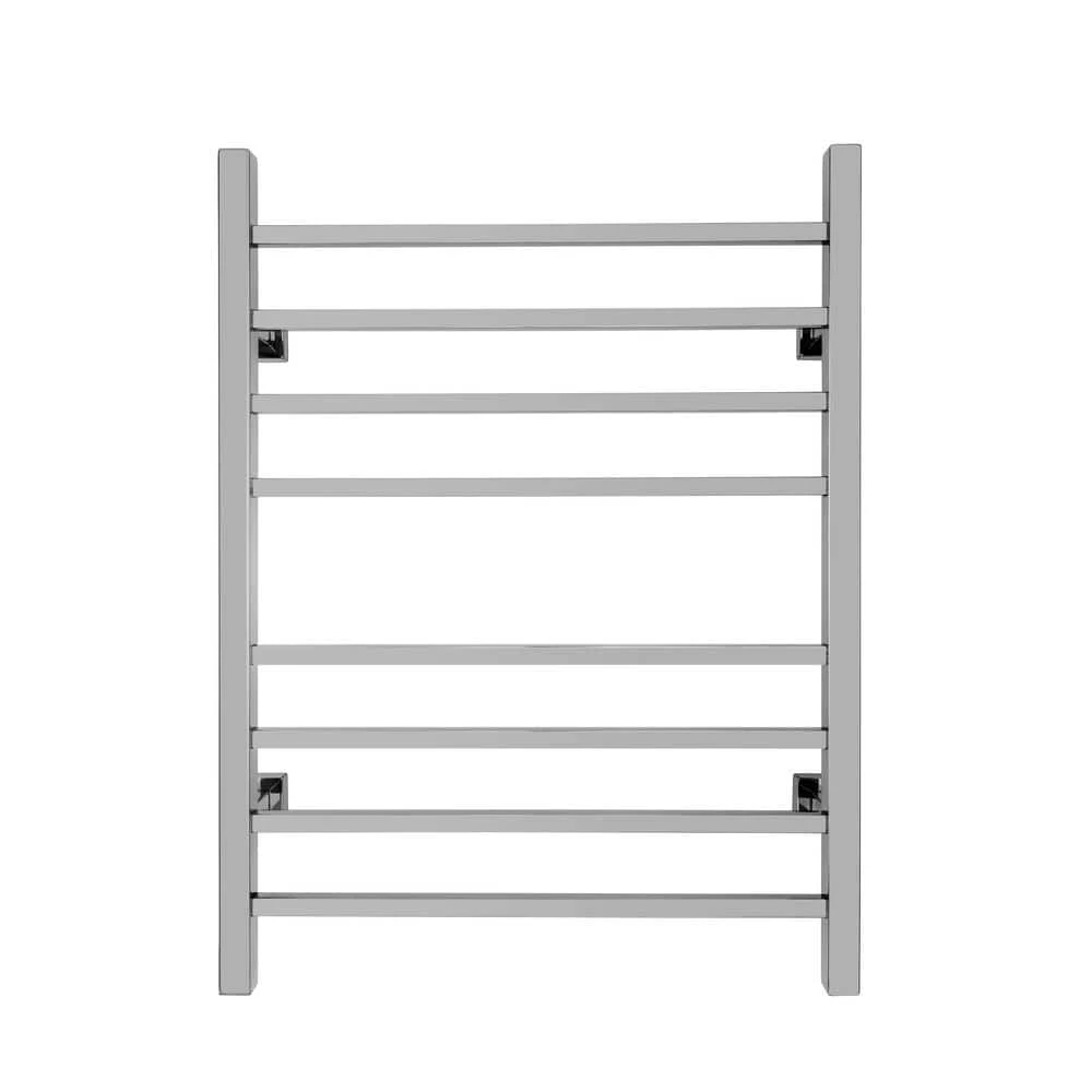WarmlyYours Sierra 8-Bar Plug-In and Hardwired 120-Volt 32 in. Towel Warmer in Polished Stainless Steel 3 WarmlyYours Sierra 8-Bar Plug-In and Hardwired 120-Volt 32 in. Towel Warmer in Polished Stainless Steel