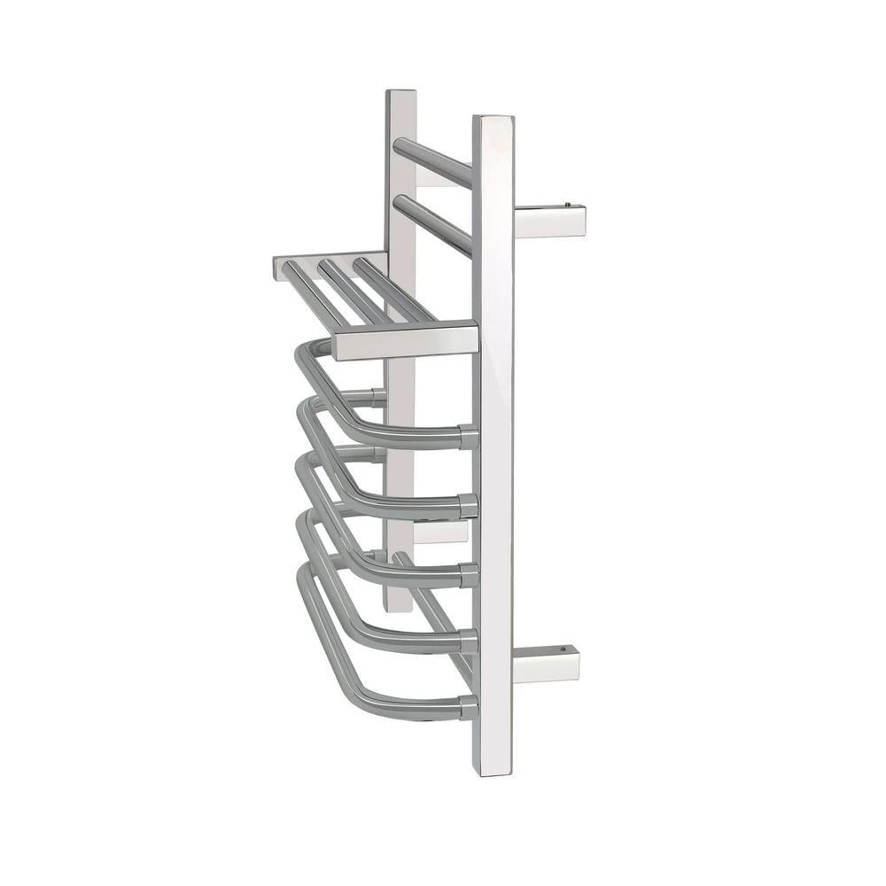WarmlyYours 7-Bar Maui Towel Warmer, Hardwired, Polished Stainless Steel 5 WarmlyYours 7-Bar Maui Towel Warmer, Hardwired, Polished Stainless Steel - Image 3