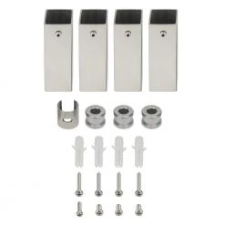 WarmlyYours 4-Bar Palma Towel Warmer, Plug-In, Polished Stainless Steel -Toilet Storage Shop polished warmlyyours towel warmers tws2 plm04pp a0 1000