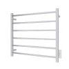 WarmlyYours Elevate Tahoe6 6-Bar Electric Towel Warmers in Polished Stainless Steel -Toilet Storage Shop polished warmlyyours towel warmers tws2 tah06ph 64 1000