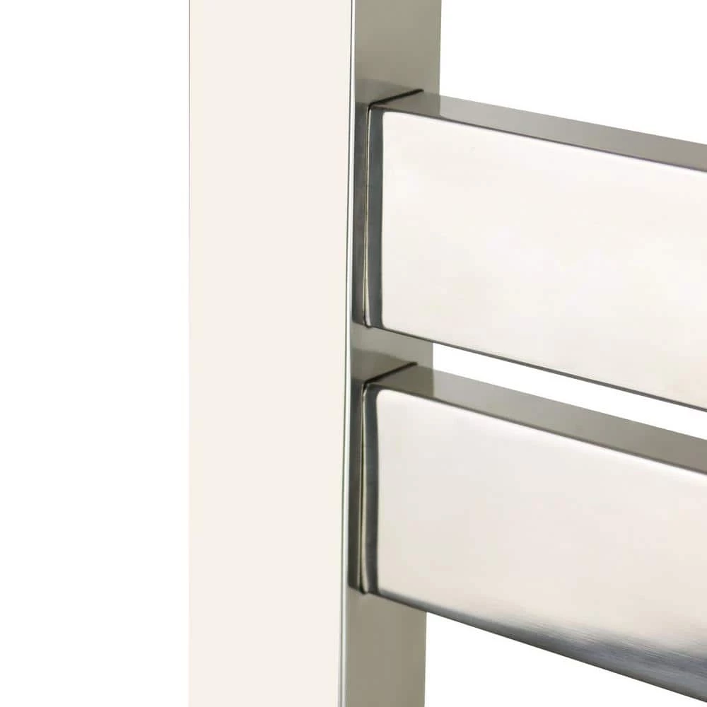 WarmlyYours Classic Maple 8-Bar Electric Towel Warmer in Polished Stainless Steel 5 WarmlyYours Classic Maple 8-Bar Electric Towel Warmer in Polished Stainless Steel - Image 3