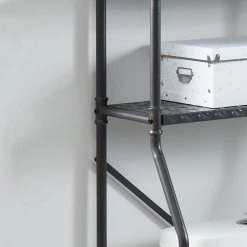 Furniture of America Porona 26.25 in. Space Saver in Sand Black -Toilet Storage Shop sand black furniture of america over the toilet storage idf ac550 s fa 1000