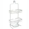 Zenna Home Rustproof Aluminum Large Shower Caddy in Satin Chrome