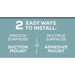 Zenna Home NeverRust Power Grip Pro Dual Mount Aluminum Soap Dish in Satin Chrome 9 Zenna Home NeverRust Power Grip Pro Dual Mount Aluminum Soap Dish in Satin Chrome -Toilet Storage Shop satin chrome zenna home shower caddies 7461all 4f 1000