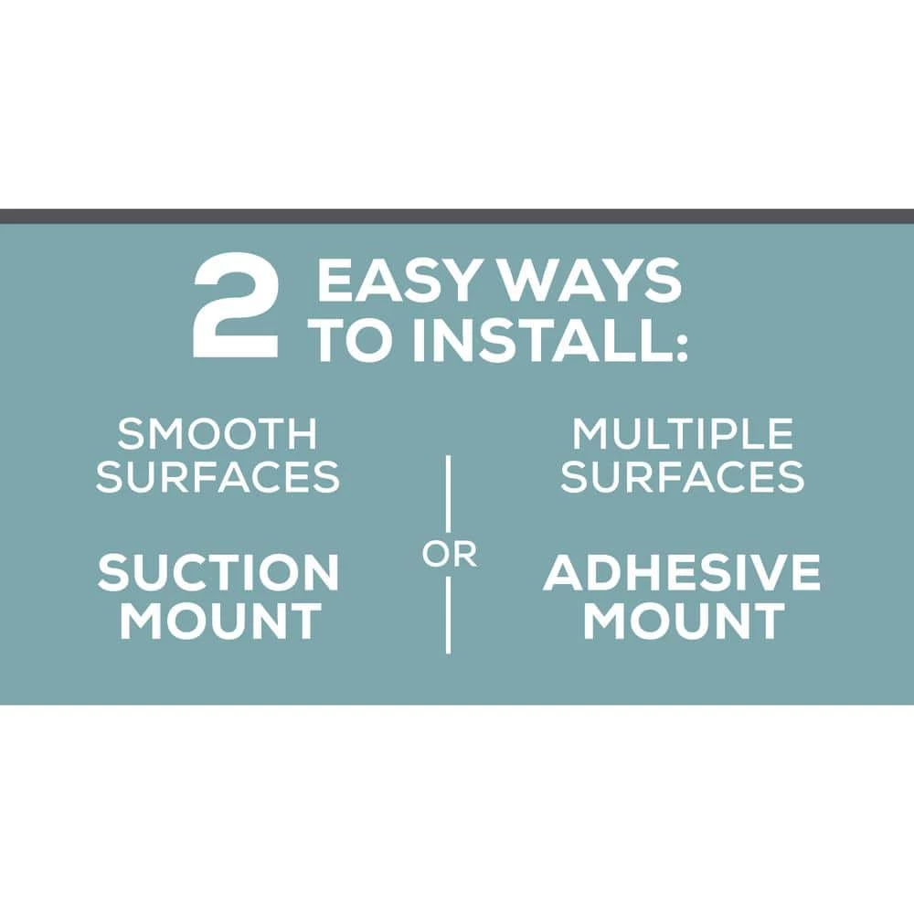 Zenna Home NeverRust Power Grip Pro Dual Mount Aluminum Soap Dish in Satin Chrome 5 Zenna Home NeverRust Power Grip Pro Dual Mount Aluminum Soap Dish in Satin Chrome - Image 3