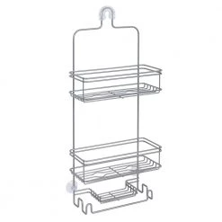 Glacier Bay Large OTS Shower Caddy in Satin Nickel
