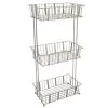 Laura Ashley Aristo 3 Tier Spa Tower in Satin -Toilet Storage Shop satin nickel laura ashley shower caddies la 92302 sat 64 1000